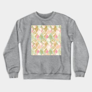 Pink Tropical Diamonds Crewneck Sweatshirt